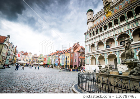 The central square of Poznan 110787465