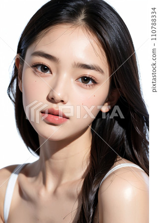 美容院模特兒照片AI生成圖像 美容院模特兒照片AI生成圖像 110788334