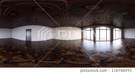 Spacious Room Filled With Multiple Large Windows for Natural Light 360 panorama vr environment map Spacious Room Filled With Multiple Large Windows for Natural Light 360 panorama vr environment map 110788455