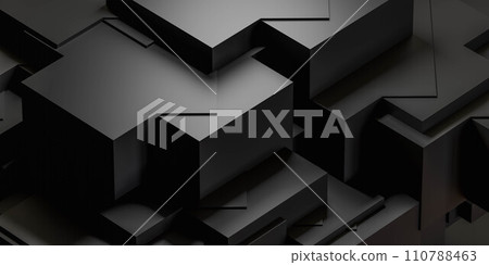 Architectural Structure abstract minimalistic design arrangement of geometric shapes 3d render illustration Architectural Structure abstract minimalistic design arrangement of geometric shapes 3d render illustration 110788463