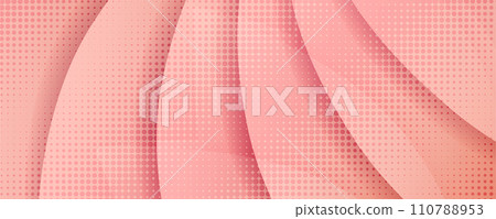 Abstract peach coral modern background with halftone effect. Trendy candy pink gradient oval shapes with shadows texture for Valentine day design, web, apps wallpaper Abstract peach coral modern background with halftone effect. Trendy candy pink gradient oval shapes with shadows texture for Valentine day design, web, apps wallpaper 110788953