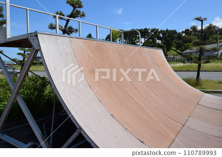 Skateboard practice area Skateboard practice area 110789993