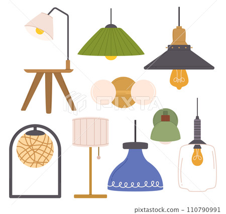 Modern Lamps Feature Sleek Designs, Energy-efficient Led Technology, And Customizable Brightness, Blend Aesthetics Modern Lamps Feature Sleek Designs, Energy-efficient Led Technology, And Customizable Brightness, Blend Aesthetics 110790991
