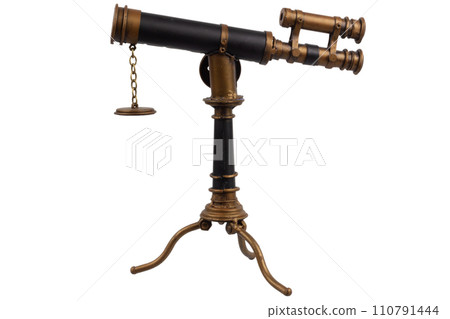 vintage brass telescope vintage brass telescope 110791444