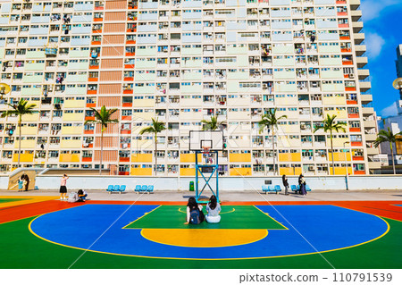 Hong Kong popular Instagram spot Rainbow Village Hong Kong popular Instagram spot Rainbow Village 110791539
