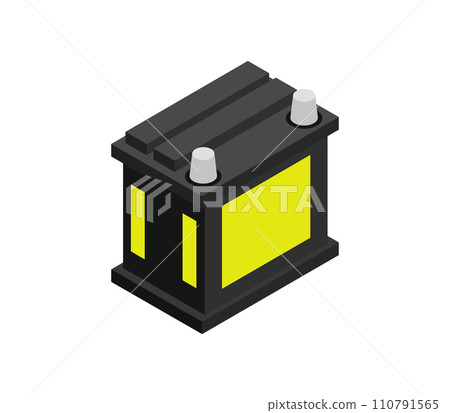 Isometric car battery Isometric car battery 110791565