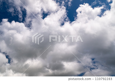 Beautiful blue sky white clouds nature environment background Beautiful blue sky white clouds nature environment background 110792283