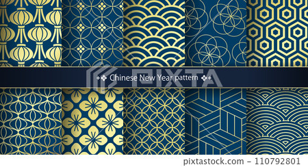 中國新年圖案圖 110792801