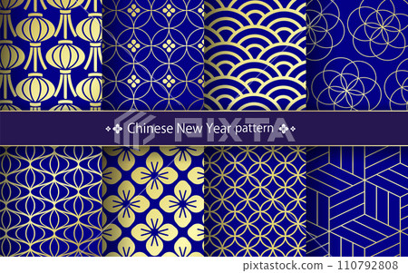 中國新年圖案圖 110792808