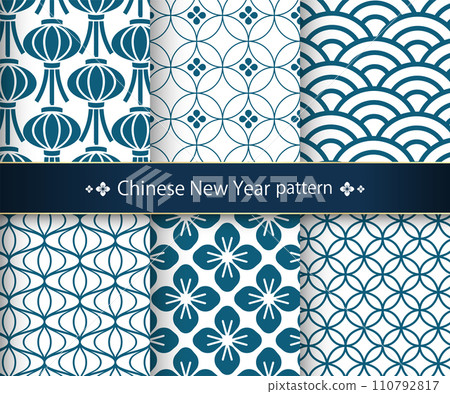 Chinese New Year pattern illustration Chinese New Year pattern illustration 110792817
