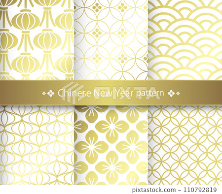 Chinese New Year pattern illustration Chinese New Year pattern illustration 110792819