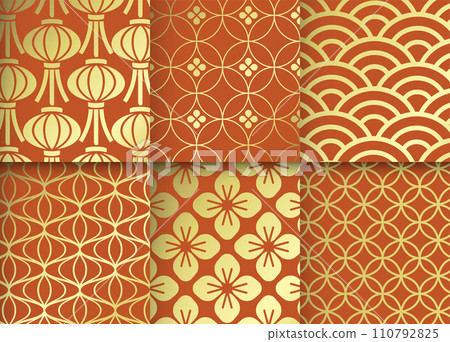 中國新年圖案圖 110792825