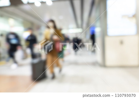 Blurred expression of downtown 110793070