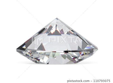 diamond on white background with high quality diamond on white background with high quality 110793075