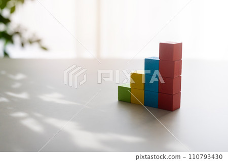 Colorful building blocks 110793430