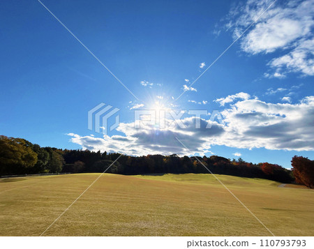 The sun, sky pattern, and square The sun, sky pattern, and square 110793793