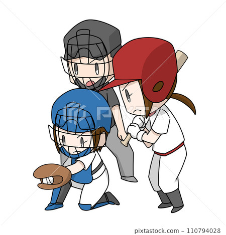 棒球判定圖/女孩 棒球判定圖/女孩 110794028