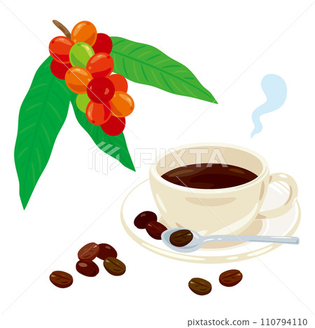 咖啡漿果和咖啡 110794110
