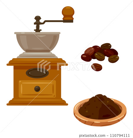 Coffee beans and coffee mills 110794111