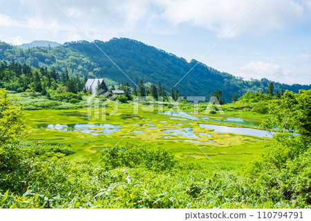 Summer Mt. Hiuchi climbing (Takaya Pond and Takaya Pond Hutte) Summer Mt. Hiuchi climbing (Takaya Pond and Takaya Pond Hutte) 110794791