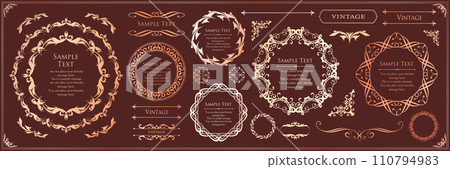 巧克力色邊框設計靈感來自情人節 巧克力色邊框設計靈感來自情人節 110794983