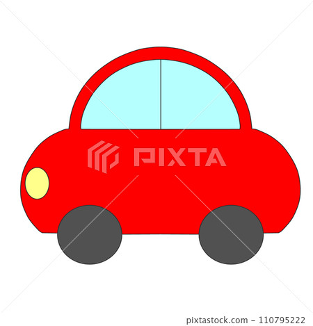 可愛的汽車圖示說明 可愛的汽車圖示說明 110795222