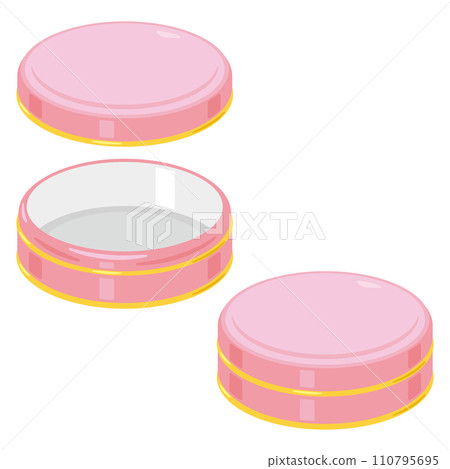 粉紅色細圓罐套裝 110795695