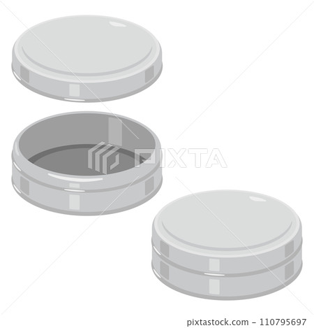 Thin round tin can set Thin round tin can set 110795697