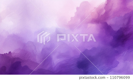 Abstract purple watercolor background.Hand painted watercolor. AI Abstract purple watercolor background.Hand painted watercolor. AI 110796099