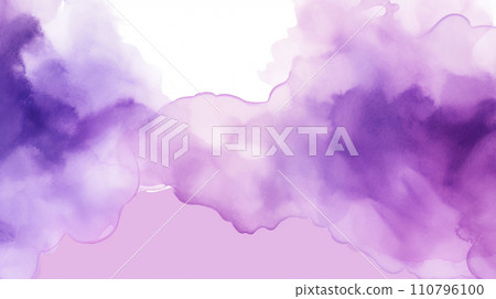 Abstract purple watercolor background.Hand painted watercolor. AI Abstract purple watercolor background.Hand painted watercolor. AI 110796100