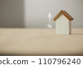 The growth of investment in real estate. Future planning Including financial planning and long-term investments. Small wooden house model 110796240