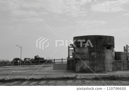 The remains of the bunker in Houlong Cape of Good Hope Scenic Area, Miaoli, Taiwan 110796688