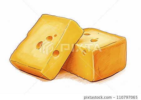 Cheddar cheese 110797065
