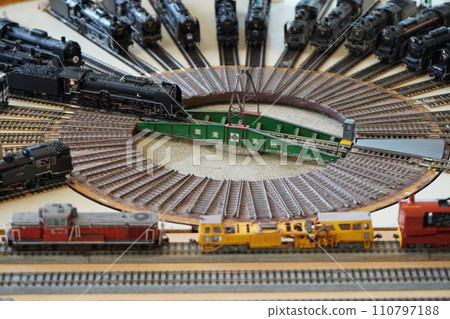 Railway model N gauge depot Railway model N gauge depot 110797188