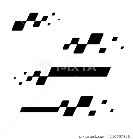Sport checkered design elements Sport checkered design elements 110797806