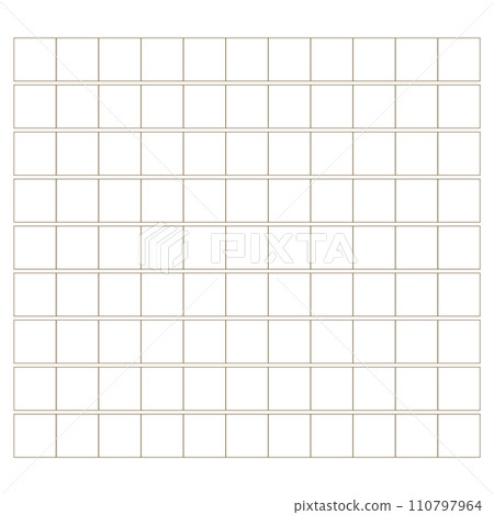 Workbook for writing hieroglyphs. Lined paper for printing. Geometric pattern for school. Realistic lined paper. Simulator for writing Chinese characters. Page of calligraphy exercises. Graph paper 110797964