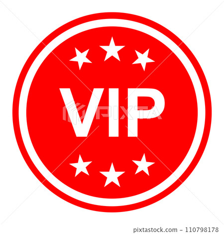 VIP icon vector for graphic design, logo, website, social media, mobile app, UI VIP icon vector for graphic design, logo, website, social media, mobile app, UI 110798178