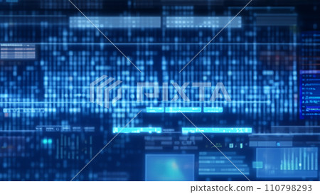 AI generated image display aerial display aerial monitor digital 110798293