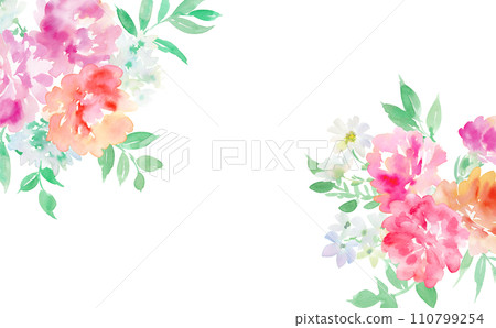 水彩康乃馨背景圖 水彩康乃馨背景圖 110799254