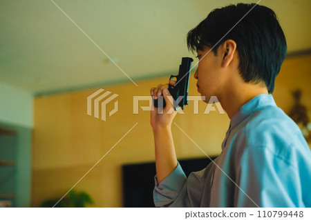 portrait of a man with a gun portrait of a man with a gun 110799448