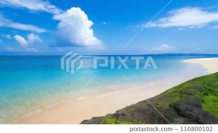 Okinawa resort sea image 110800102