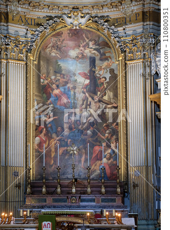 Martyrdoms of the Apostles Philip and James the Less by Domenico Maria Muratori, altarpiece in church dei Santi XII Apostoli in Rome, Italy 110800351