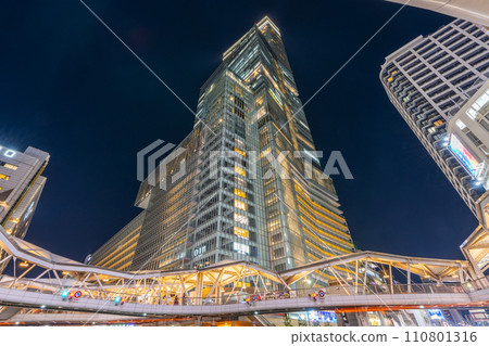 大阪阿倍野Harukas近鐵店夜景 大阪阿倍野Harukas近鐵店夜景 110801316
