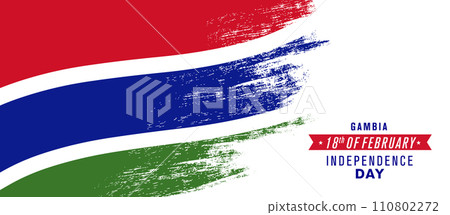 Gambia happy independence day greeting card, banner vector illustration Gambia happy independence day greeting card, banner vector illustration 110802272