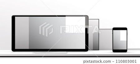 AI-generated content. computers tablets and mobiles set 110803001