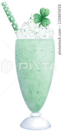 Luck of the Irish! Watercolor Shamrock Design for St. Patrick's Day Luck of the Irish! Watercolor Shamrock Design for St. Patrick's Day 110803058