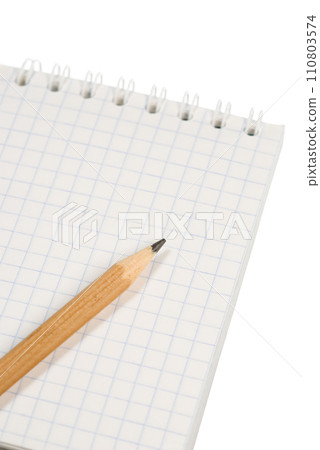 Notebook with a pencil Notebook with a pencil 110803574