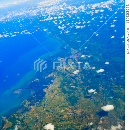 Aerial view of the Thousand Islands, North Jakarta 110803958