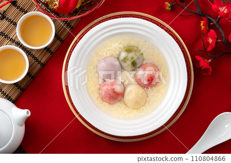 琉璃湯圓 酒釀湯圓 酒釀琉璃湯圓 湯圓 元宵 Tang yuan タンユエン 団子 110804866