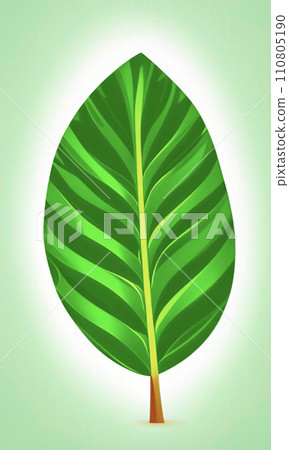 decorative green leaves. Close-up. decorative green leaves. Close-up. 110805190